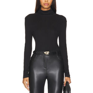 Helmut Lang 'Turtleneck' Black Long Sleeve Top Size S